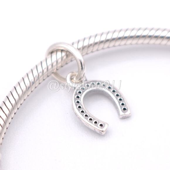 Authentic Pandora Symbol of Luck Dangle - 791306CZ - Picture 4 of 8